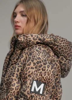 Outlet Abrigo acolchado forro contraste Animal Print|Abrigos Y Cazadoras
