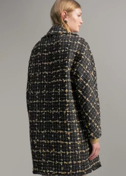 New Abrigo cuadros lúrex Abrigos Y Cazadoras