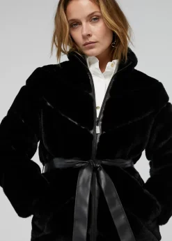 Clearance Abrigo pelo combinado Abrigos Y Cazadoras