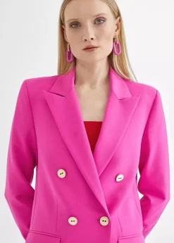 Americana cruzada monocolor Americanas Y Blazers