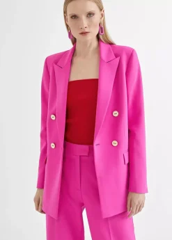 Americana cruzada monocolor Americanas Y Blazers