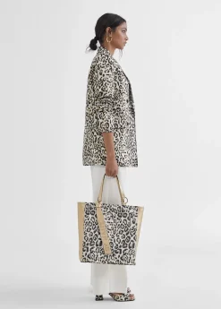 Clearance Americana dorada animal print Americanas Y Blazers