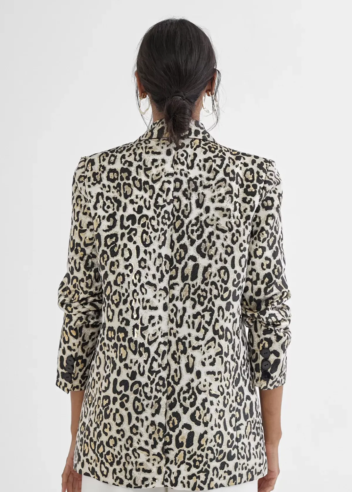 Clearance Americana dorada animal print Americanas Y Blazers