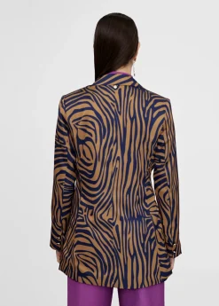 Clearance Americana estampado cebra Americanas Y Blazers