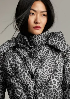 Hot Anorak acolchado animal print Animal Print|Abrigos Y Cazadoras