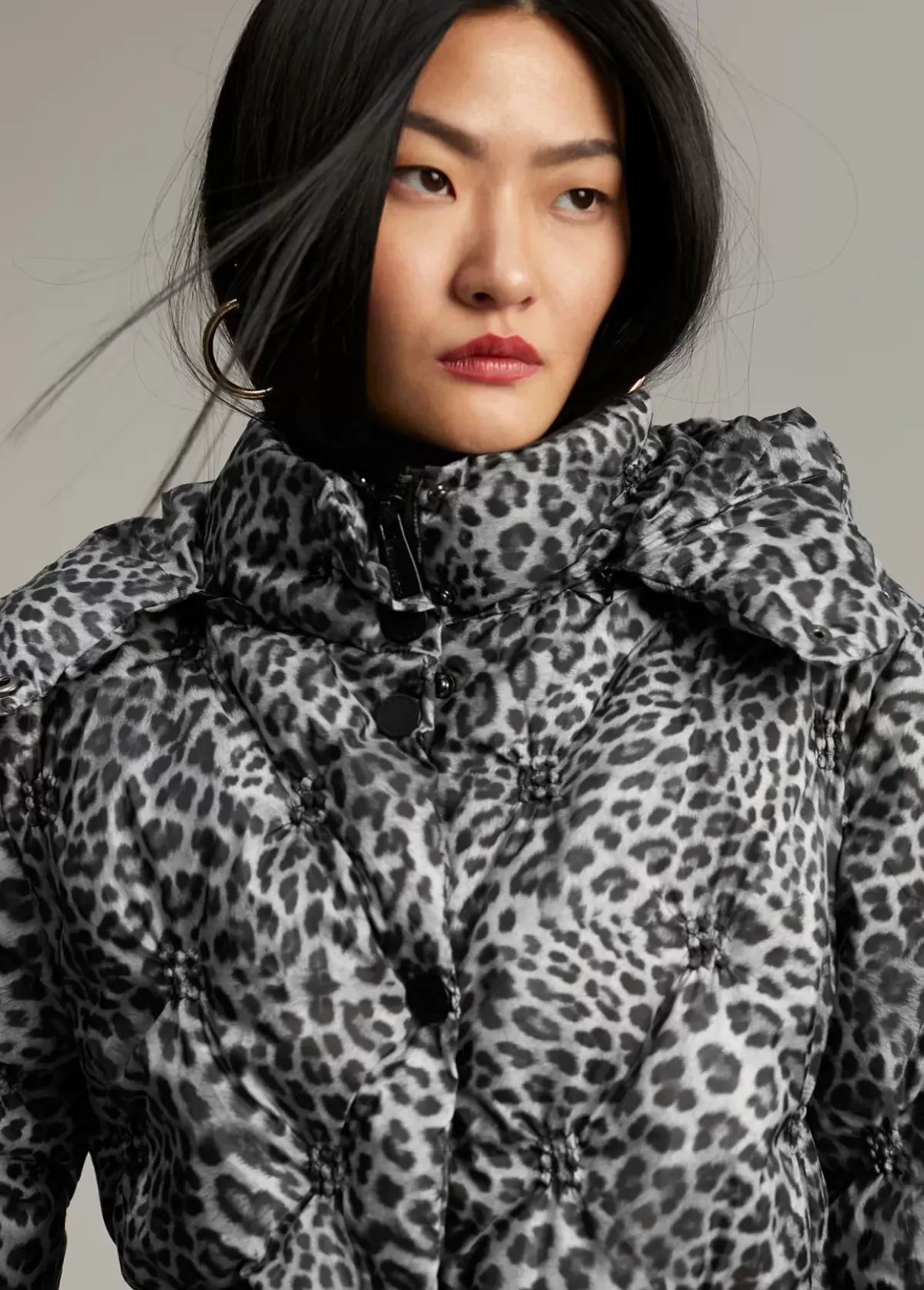 Hot Anorak acolchado animal print Animal Print|Abrigos Y Cazadoras