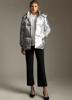Hot Anorak acolchado metalizado Abrigos Y Cazadoras