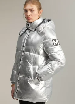 Hot Anorak acolchado metalizado Abrigos Y Cazadoras