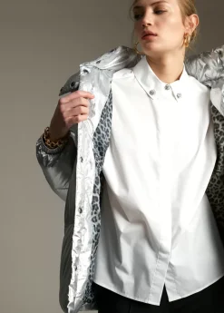 Hot Anorak acolchado metalizado Abrigos Y Cazadoras