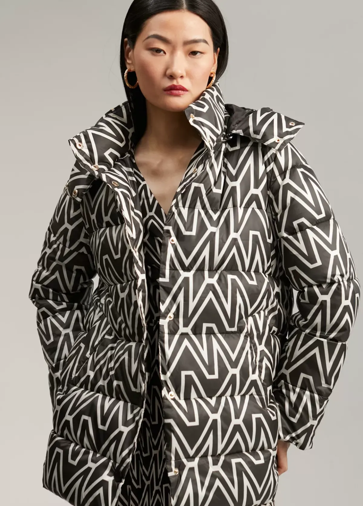 Discount Anorak corto acolchado monograma Abrigos Y Cazadoras