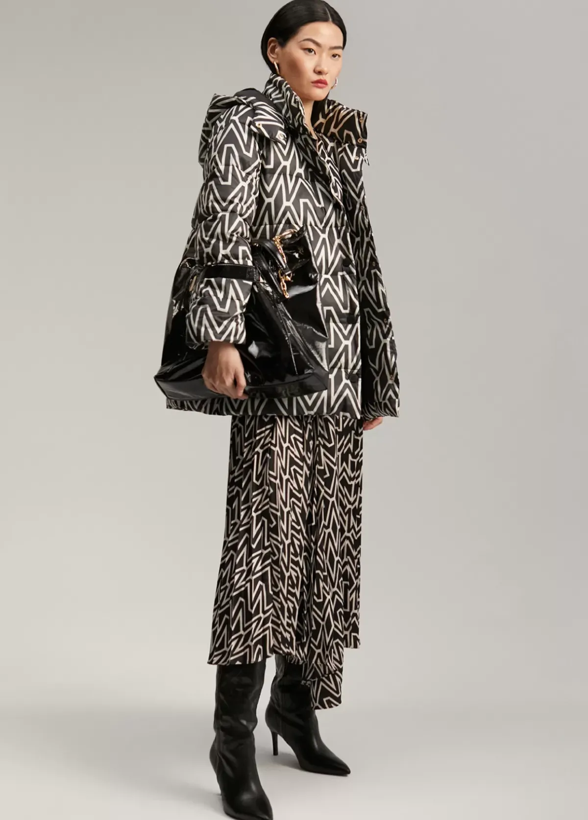 Discount Anorak corto acolchado monograma Abrigos Y Cazadoras