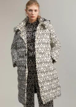 Best Anorak midi acolchado monograma Abrigos Y Cazadoras