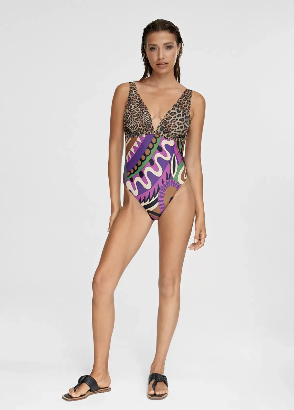 Outlet Bañador Animal Print y Paisley Baño