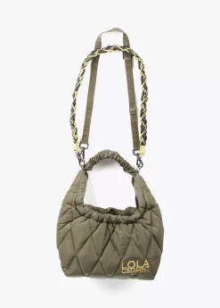 Bandolera acolchada asa trenzada Bolsos De Hombro|Bandoleras