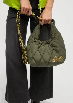 Bandolera acolchada asa trenzada Bolsos De Hombro|Bandoleras