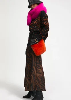 Outlet Bandolera efecto pelo Bolsos Pequeños|Bandoleras