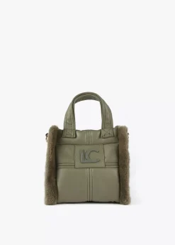 Sale Bandolera efecto piel y pelo Bandoleras|Bolsos Pequeños