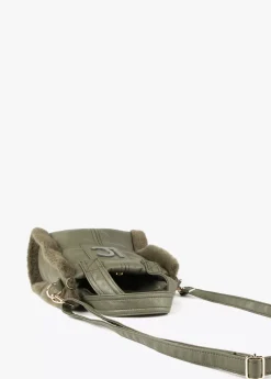 Sale Bandolera efecto piel y pelo Bandoleras|Bolsos Pequeños