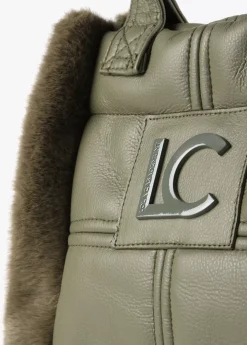 Sale Bandolera efecto piel y pelo Bandoleras|Bolsos Pequeños