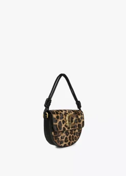 Hot Bandolera media luna animal print Animal Print|Bolsos De Hombro