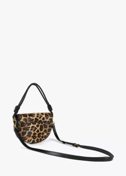 Hot Bandolera media luna animal print Animal Print|Bolsos De Hombro