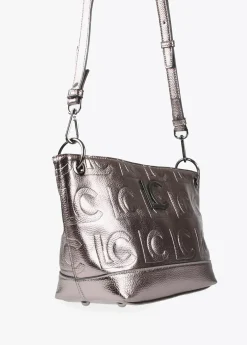 Online Bandolera metalizada en efecto piel Bolsos