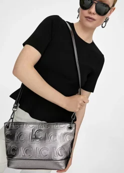 Online Bandolera metalizada en efecto piel Bolsos