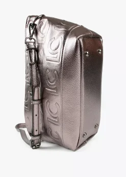 Online Bandolera metalizada en efecto piel Bolsos