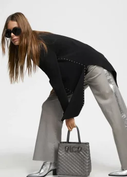 Hot Bandolera rombos relieve Bolsos De Mano Y Neceseres|Bandoleras