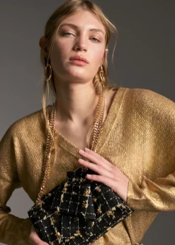 Hot Bandolera tweed Bandoleras|Bolsos Pequeños