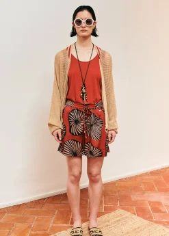 Clearance Bermuda estampada Pantalones