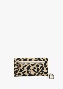 Clearance Billetero grande animal print Accesorios|Bolsos
