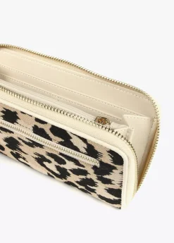 Clearance Billetero grande animal print Accesorios|Bolsos