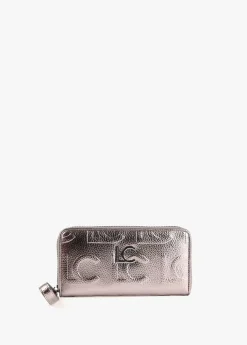 New Billetero grande metalizado Accesorios|Bolsos