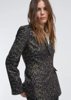 Discount Blazer animal print Animal Print|Americanas Y Blazers