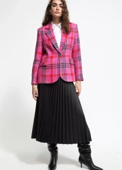 Blazer cuadros tweed Americanas Y Blazers