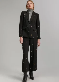 Best Blazer detalle eyelets Americanas Y Blazers