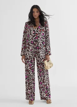 Hot Blazer estampada animal Americanas Y Blazers