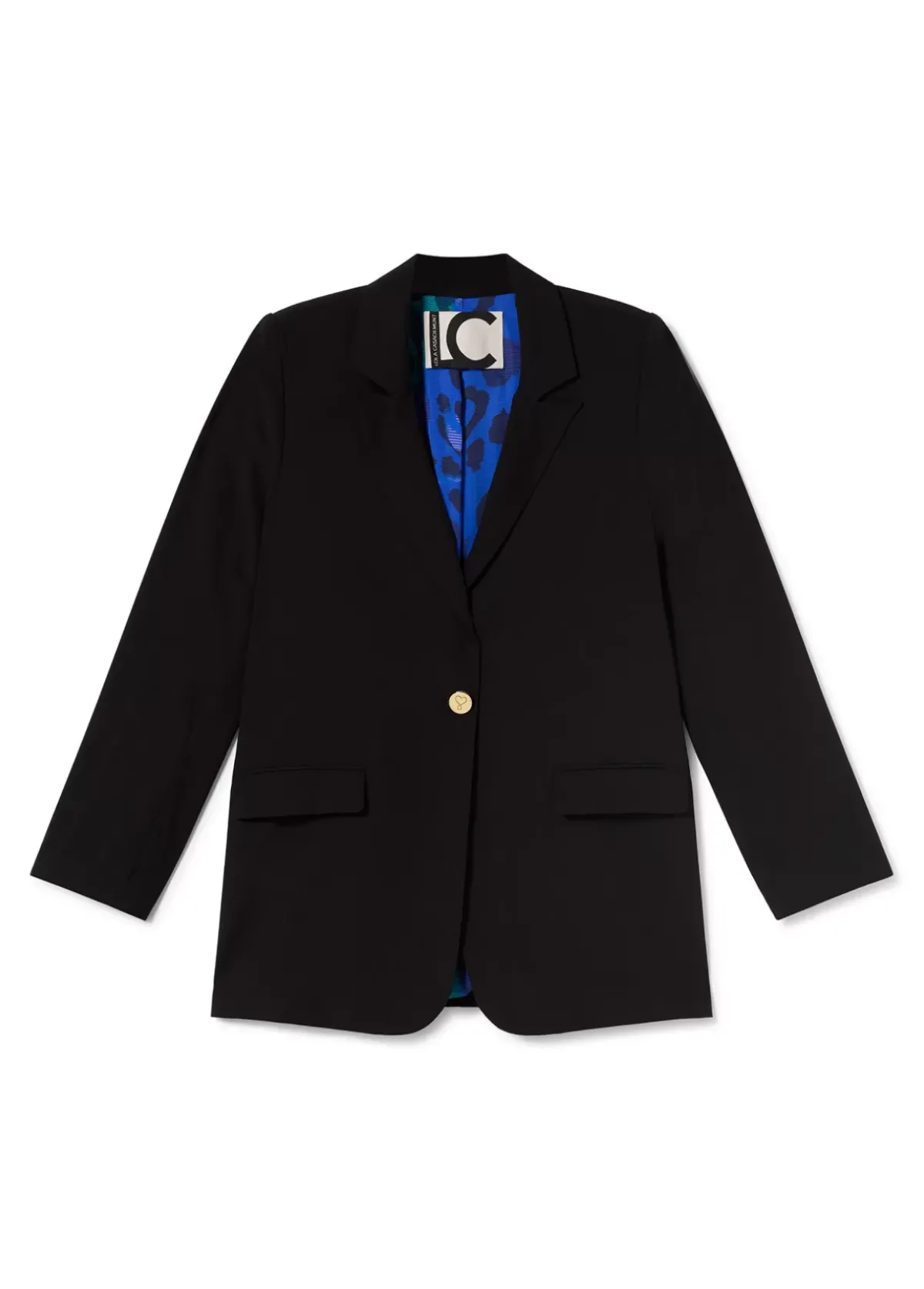 Clearance Blazer forro contraste Americanas Y Blazers