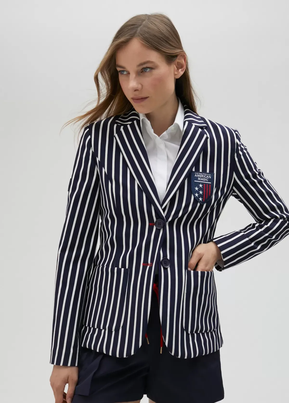 Sale Blazer rayas bicolor de edición limitada - Lola Casademunt Americanas Y Blazers