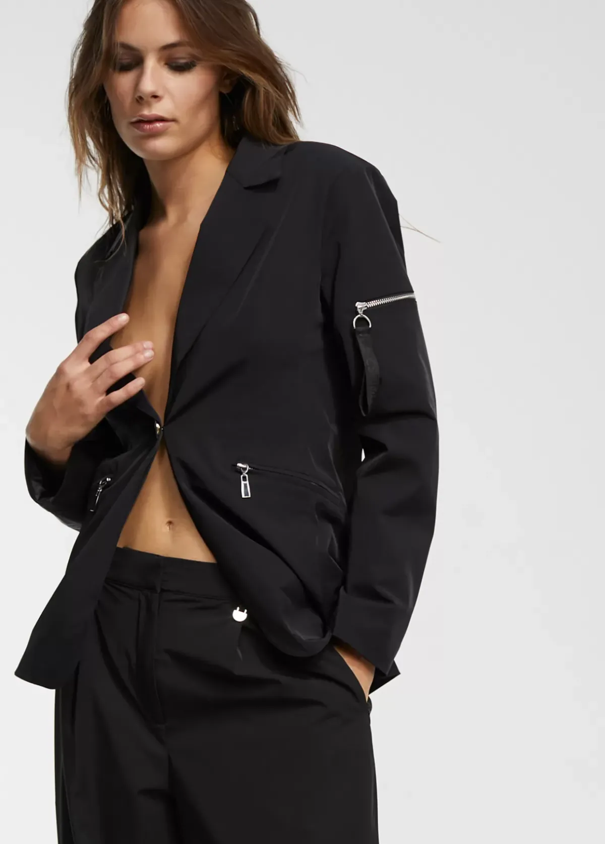 New Blazer técnica cremalleras Americanas Y Blazers