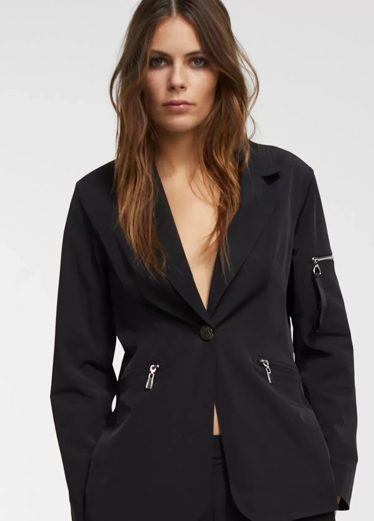 New Blazer técnica cremalleras Americanas Y Blazers