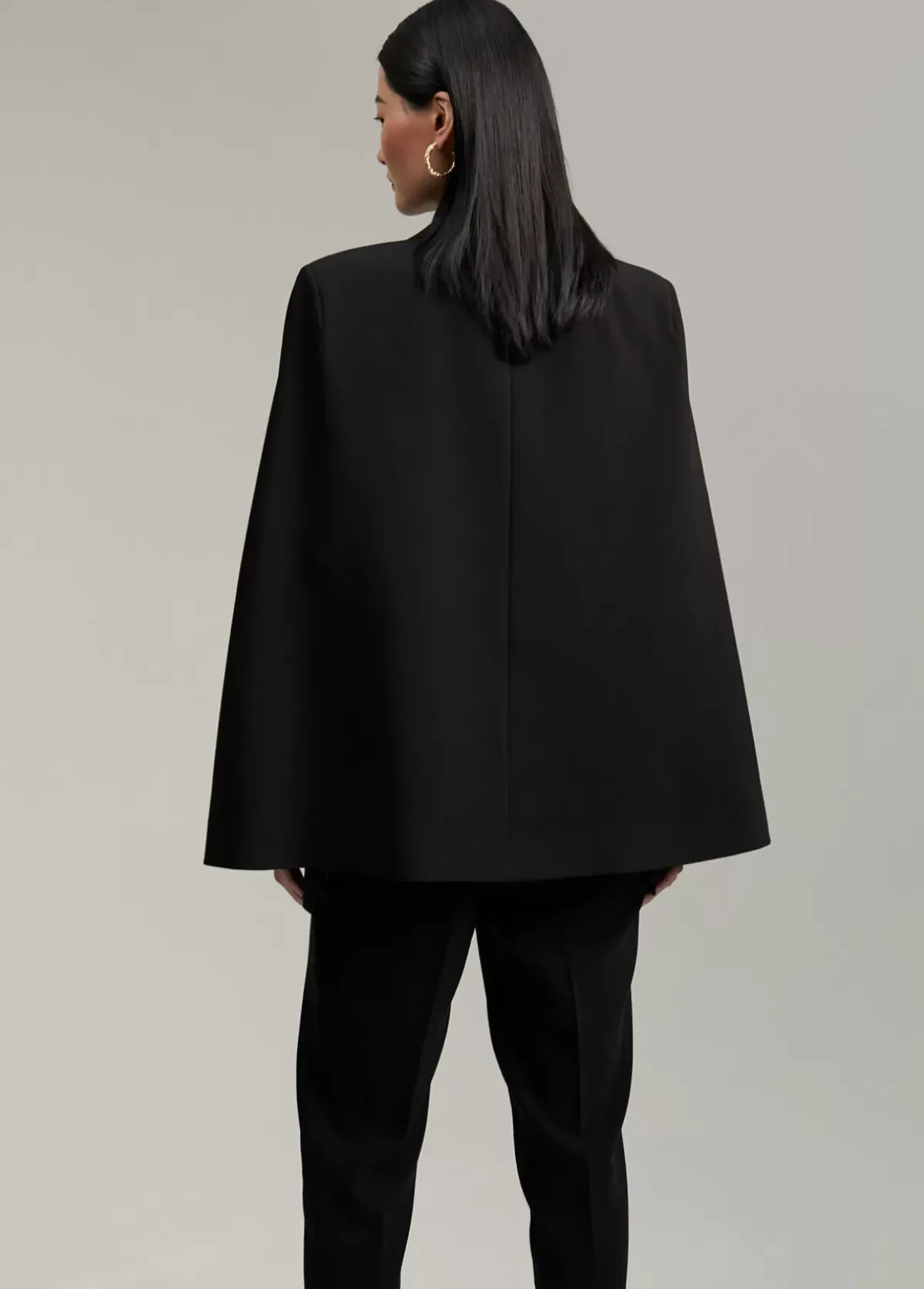 Hot Blazer tipo capa Americanas Y Blazers