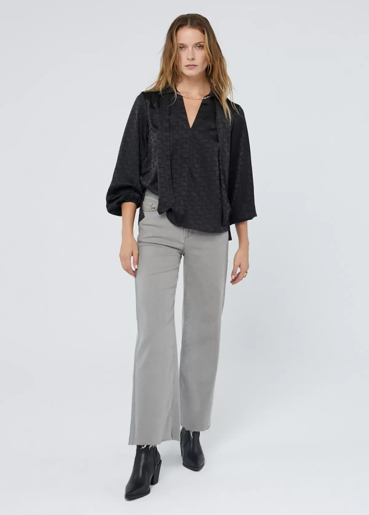 Online Blusa con lazo Camisas Y Blusas