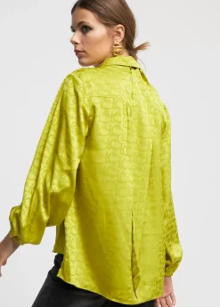 Outlet Blusa con lazo Camisas Y Blusas