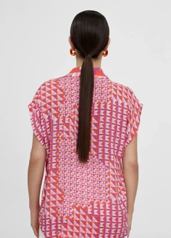 Sale Blusa fluida estampada Camisas Y Blusas