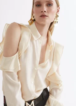 Hot Blusa hombros descubiertos Camisas Y Blusas