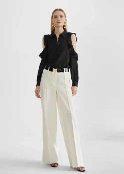 Online Blusa hombros descubiertos Camisas Y Blusas