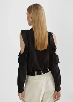 Online Blusa hombros descubiertos Camisas Y Blusas