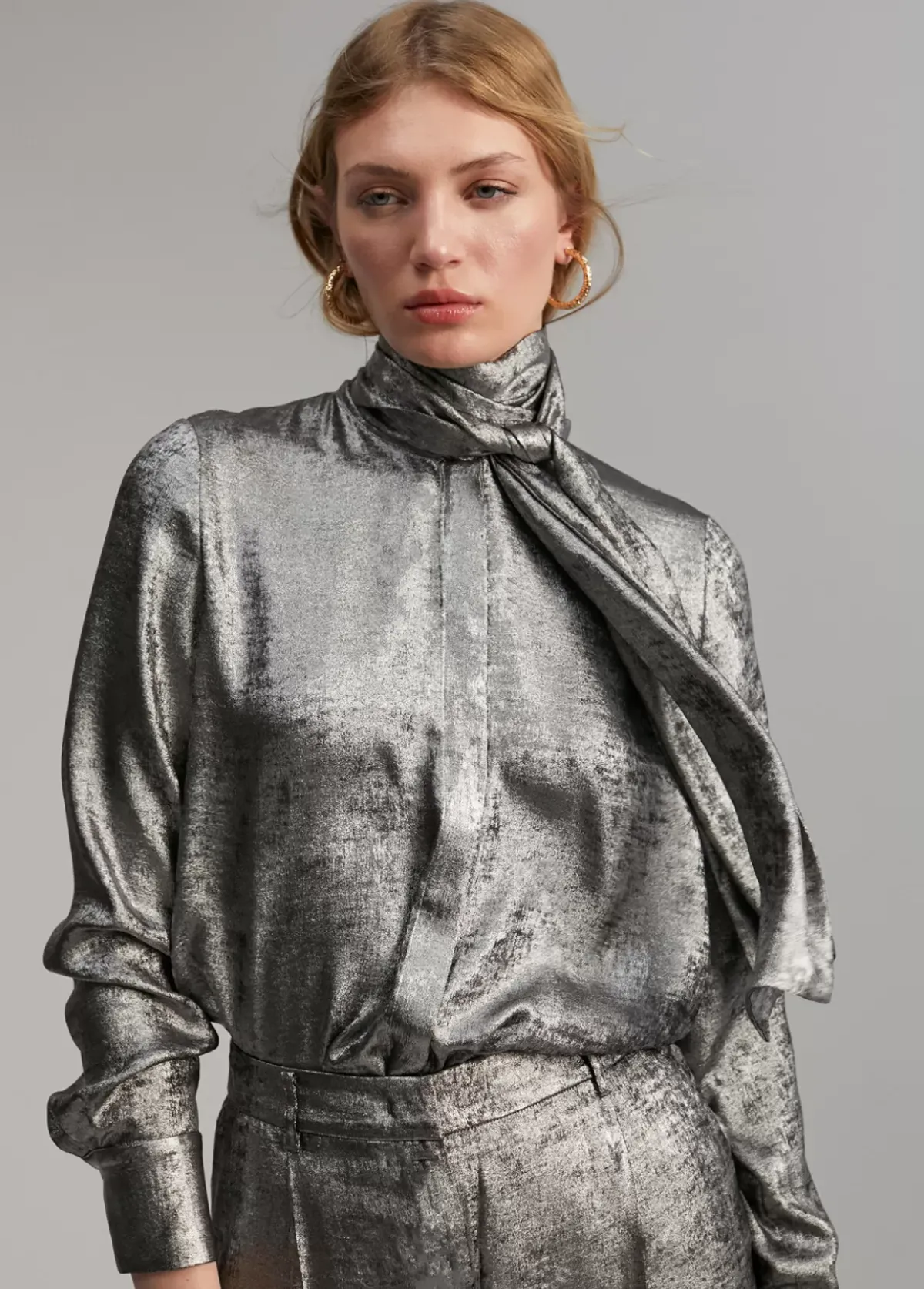 Discount Blusa laminada lazada Camisas Y Blusas